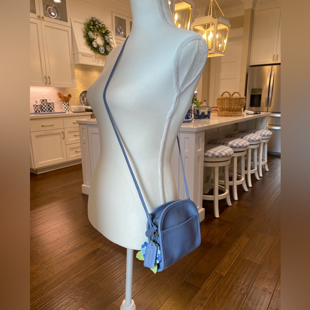 Coach Vintage Abbie Crossbody Bag 💜🩵Periwinkle 9017🩵💜 - Picture 7 of 12